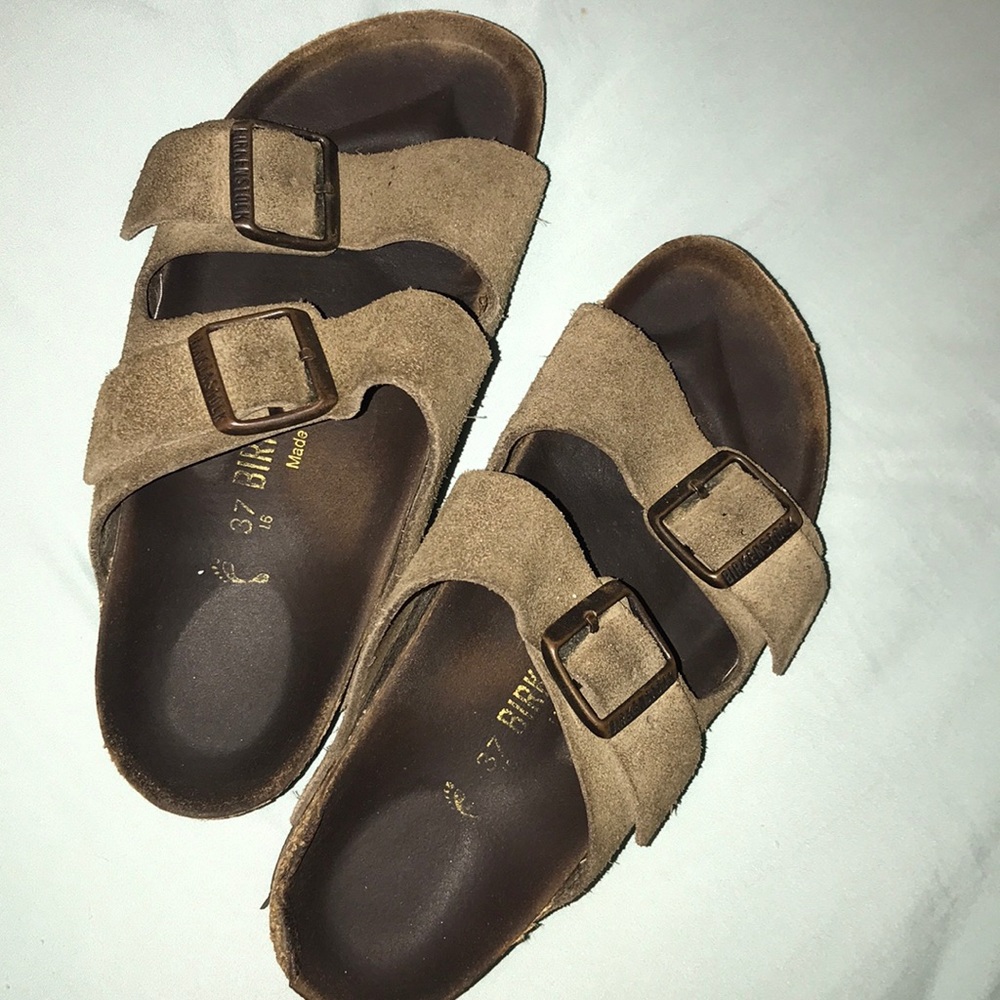 Brown Birkenstocks